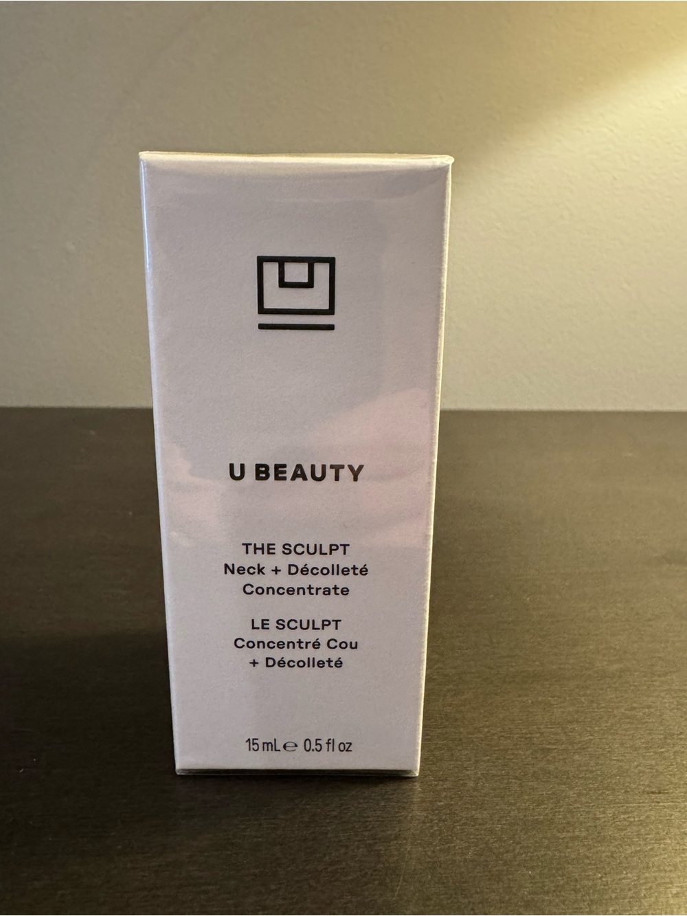 U Beauty The SCULPT Neck Decollete Concentrate 15 ml .5 oz Large Travel NIB